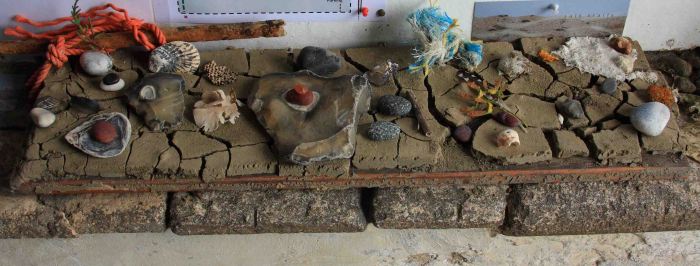 The end result of a walking conversation exploring the theme of salt and the shifting landscape