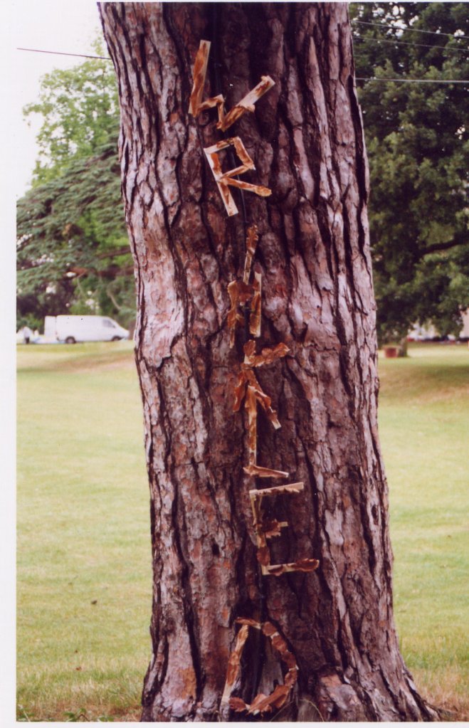 Site specific word installation
